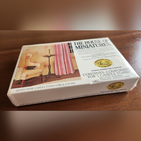 The House of Miniatures - Queen Anne Candle Stand Circa 1725-1760 - #40013Vint - Picture 3 of 8